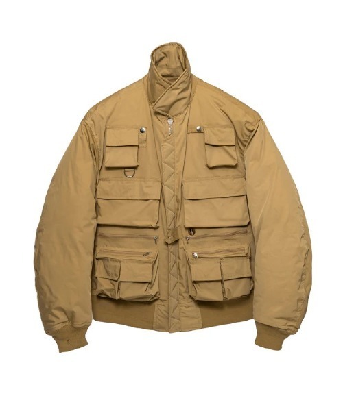 ジャケット・アウター Pocky Nike X Sacai Layered Full Zip Hooded Bomber Jacket CV5732 010 Size