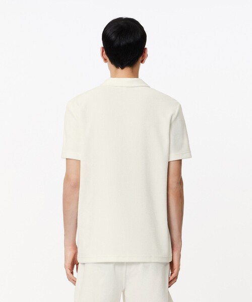 「LACOSTE」 半袖ポロシャツ 4 ホワイト メンズの画像