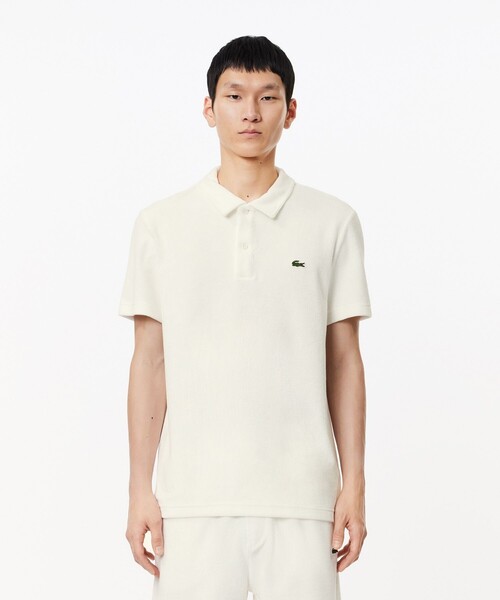 「LACOSTE」 半袖ポロシャツ 4 ホワイト メンズの画像
