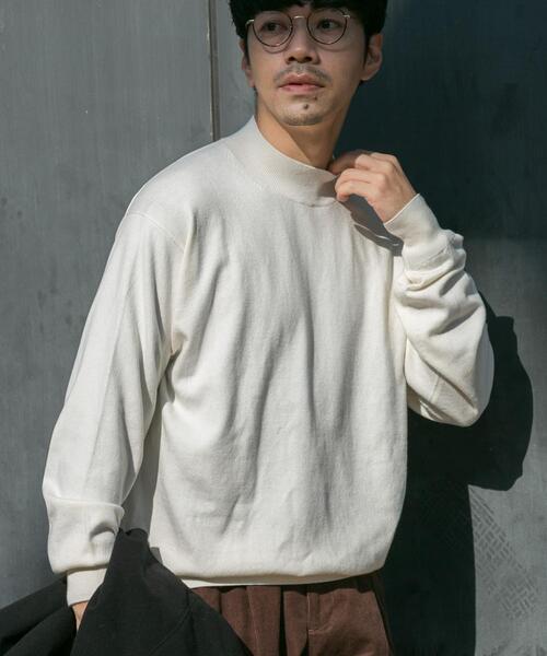 URBAN RESEARCH ROSSO MEN セーター ニット コットンカシミヤモック