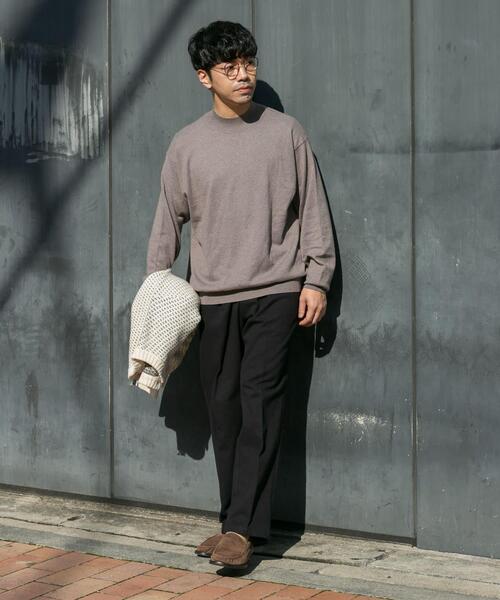 URBAN RESEARCH ROSSO MEN セーター ニット コットンカシミヤモック 