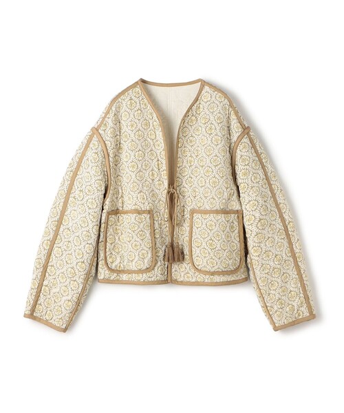 SOULEIADO（ソレイアード） ジャケット ノーカラージャケット レーヨン