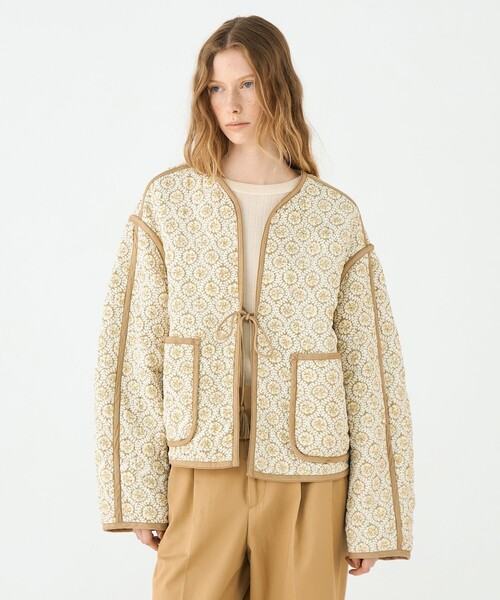 SOULEIADO（ソレイアード） ジャケット ノーカラージャケット レーヨン