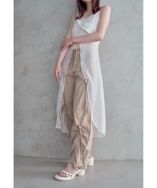 「mellowneon」 キャミソールワンピース FREE ホワイト レディース_画像8