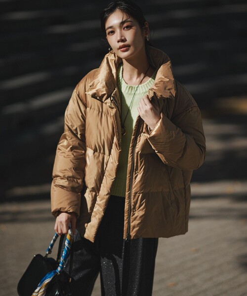 23区（ニジュウサンク） ニット セーター ウールカシミヤ パフスリーブ