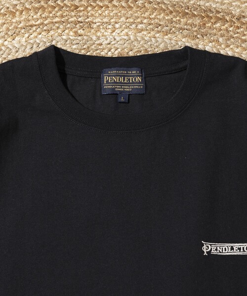 「PENDLETON」 半袖Tシャツ MEDIUM ブラック メンズ_画像3