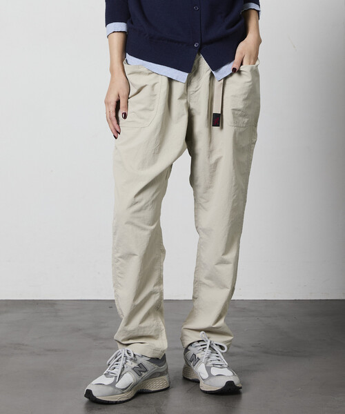 超極太 GRAMICCI リネン混紡バギーワークパンツ Lサイズ カーキ 超極太 GRAMICCI リネン混紡バギーワークパンツ Lサイズ カーキ