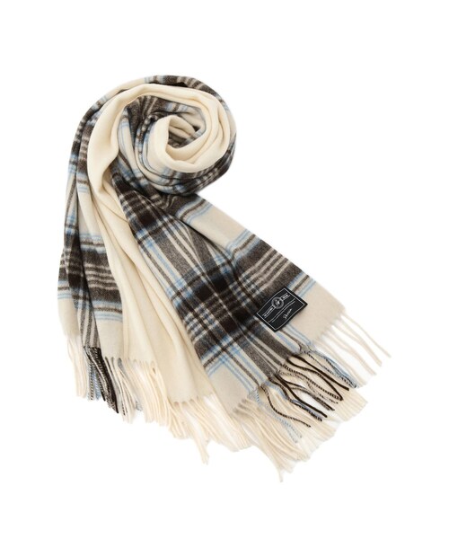 Dessin（デッサン） ストール マフラー バイカラーチェックストール