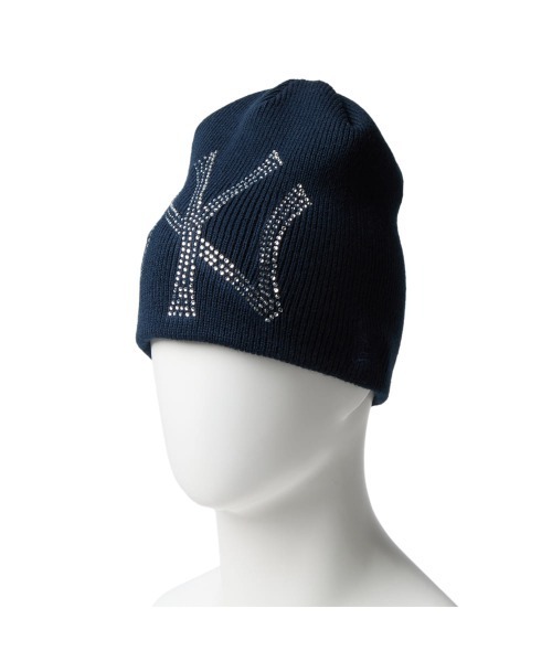 ニューエラ　NEWERA　キャップ　ニット帽　ビーニー　ブラック　キラキラ　デコ ニューエラ NEWERA キャップ ニット帽 ビーニー ブラック キラキラ