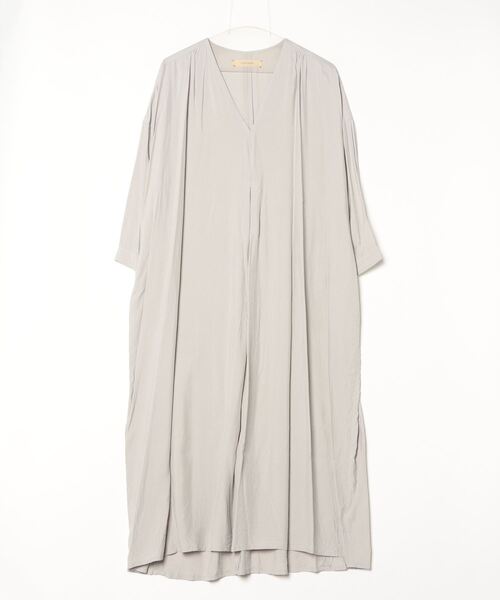 ワンピース suzuki takayuki v-neck dress beige suzuki takayuki（スズキタカユキ） ワンピース v-neck dress