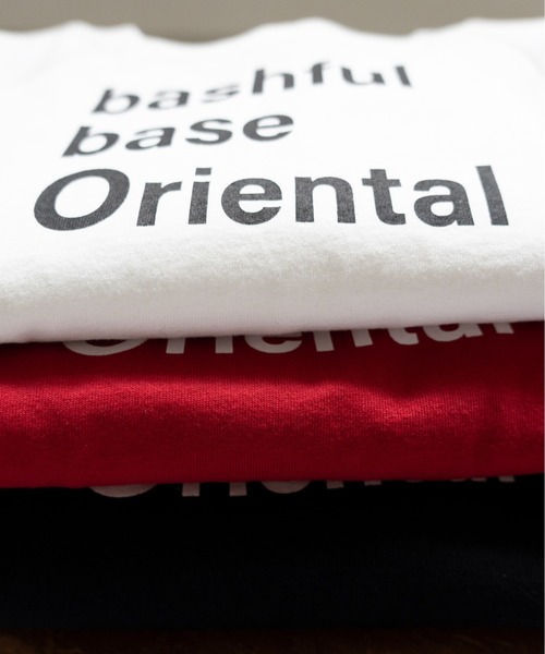 「bashful base Oriental」 半袖Tシャツ MEDIUM オフホワイト メンズ_画像4