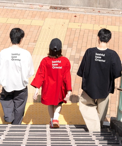 「bashful base Oriental」 半袖Tシャツ MEDIUM オフホワイト メンズ_画像9