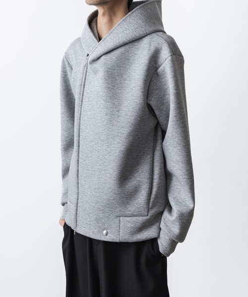 トレーナー スウェット OVERSIZED AIR CUSHION ZIP HOODIE メンズの画像