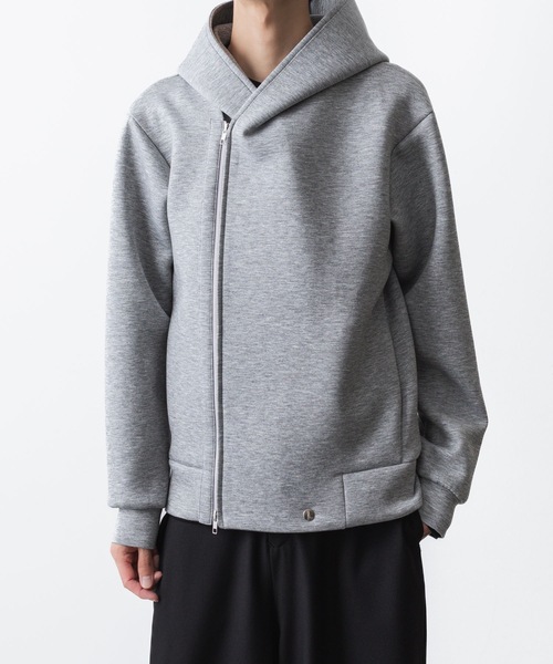 トレーナー スウェット OVERSIZED AIR CUSHION ZIP HOODIE メンズの画像