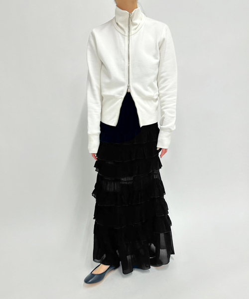 「EDIT. FOR LULU」 フリルスカート FREE グレー レディース_画像7