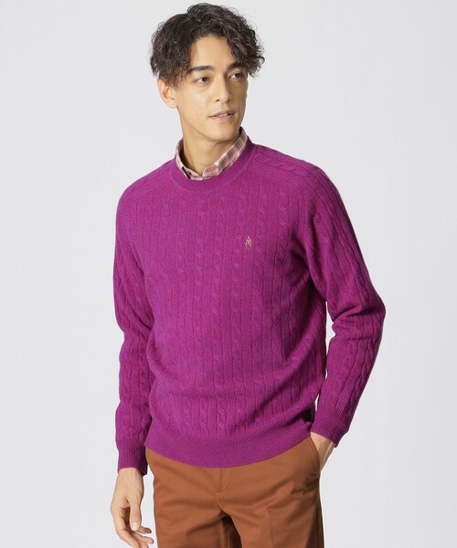 PAUL STUART（ポールスチュアート） セーター ニット ケーブル柄