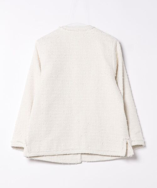 「ELENDEEK」 ツイードジャケット FREE ブラック レディース_画像2