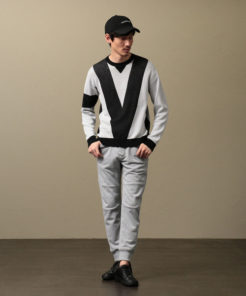 「LOVELESS」 長袖ニット 2 グレー メンズ_画像3