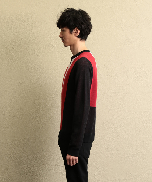 「LOVELESS」 長袖ニット 2 グレー メンズ_画像7