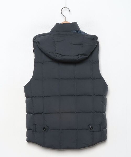 極美品 nanouniverse BASE LIMONTA ダウンベスト M 黒 NANO universe（ナノ・ユニバース） ダウンベスト M ブラック メンズ