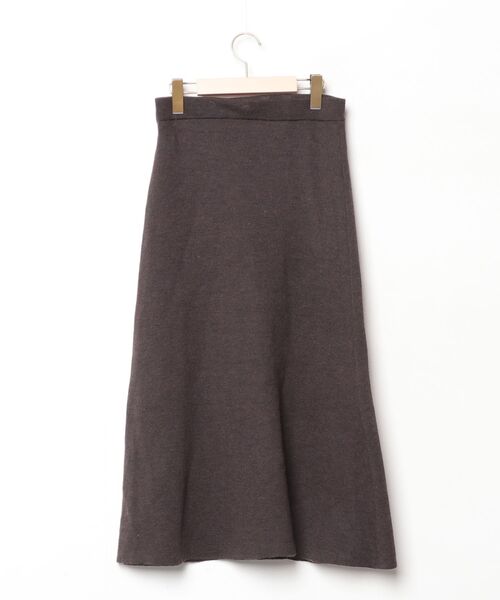 「CINOH」 ニットスカート FREE ブラウン レディース_画像2