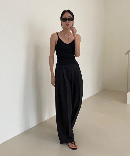 「Didot.showroom」 スラックス L ベージュ レディース_画像6