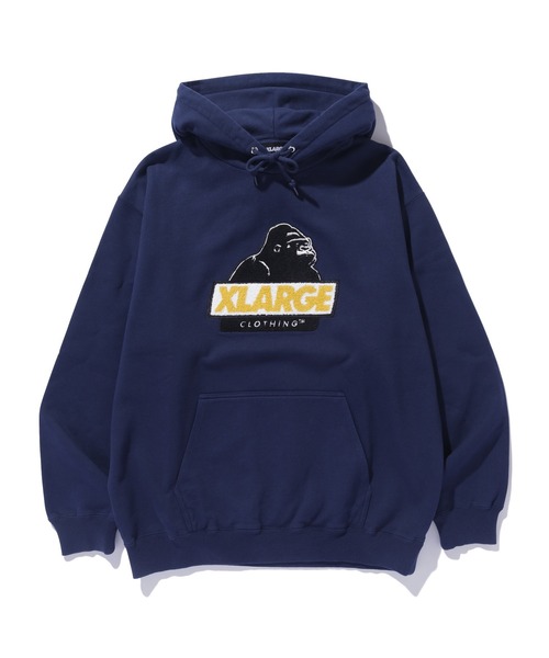 XLARGE（エクストラ ラージ） プルオーバーパーカー M ネイビー メンズ