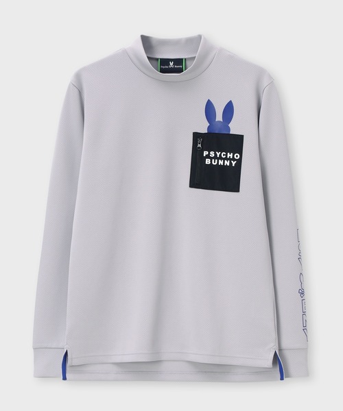 Psycho Bunny（サイコバニー） tシャツ 「GOLF」アームロゴ ポケット