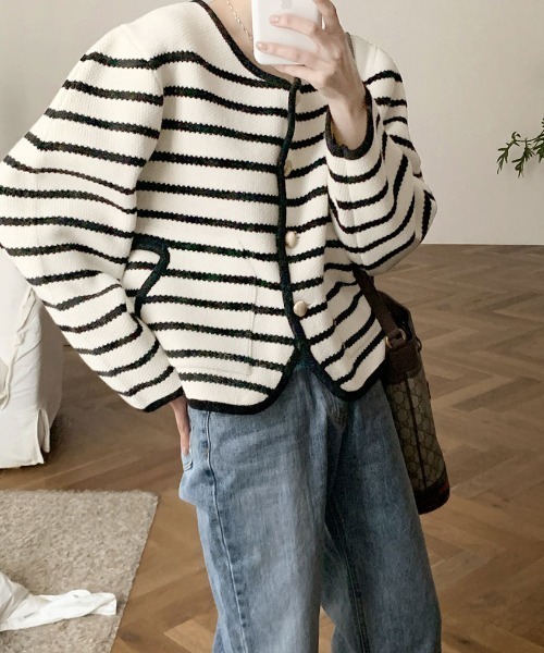 「N.s」 ニットカーディガン FREE ベージュ レディース_画像5