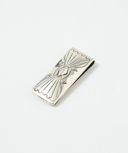 ナバホシルバーマネークリップ ABAHOUSE（アバハウス） マネークリップ 「indianjewely/インディアン