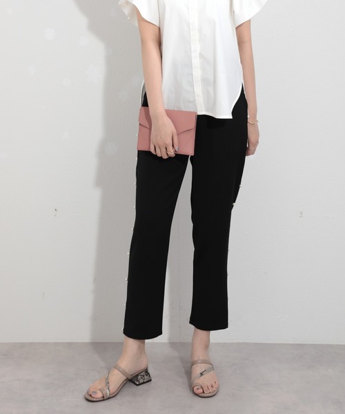 「O.S.K」 パンツ M ブルー レディース_画像6