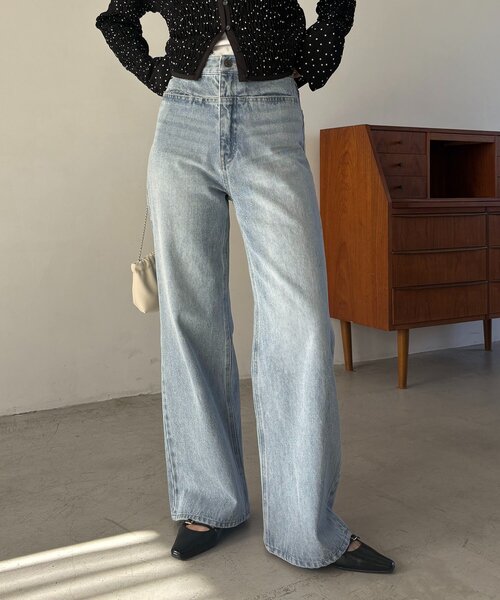 【11/23まで限定値下げ中！】CAPRICIEUX LE'MAGE CAPRICIEUX LE'MAGE】ピーチタッチIラインスカート | OUTLET