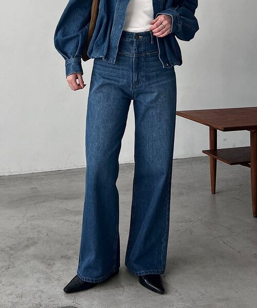 【11/23まで限定値下げ中！】CAPRICIEUX LE'MAGE CAPRICIEUX LE'MAGE】ピーチタッチIラインスカート | OUTLET