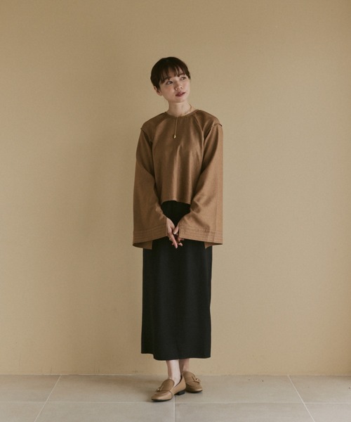 「moi tytto」 長袖ブラウス FREE ブラウン レディース_画像5