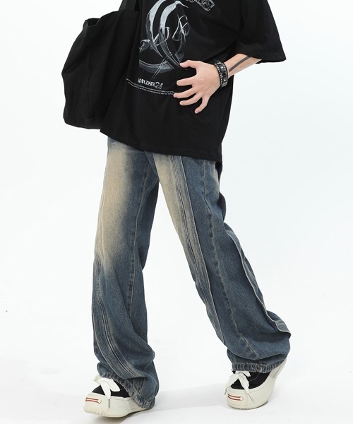 「Ressaca」 デニムパンツ X-LARGE ブルー メンズ_画像3