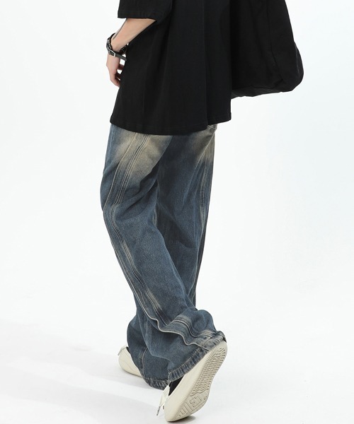 「Ressaca」 デニムパンツ X-LARGE ブルー メンズ_画像6