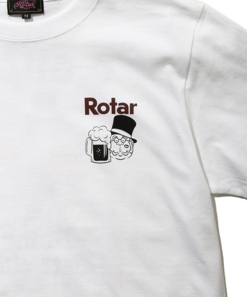 「ROTAR」 半袖Tシャツ SMALL ホワイト メンズ_画像6