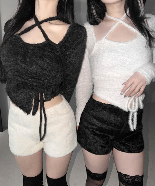me+em select（ミームセレクト） パンツ 「 2color ／インパン裏地