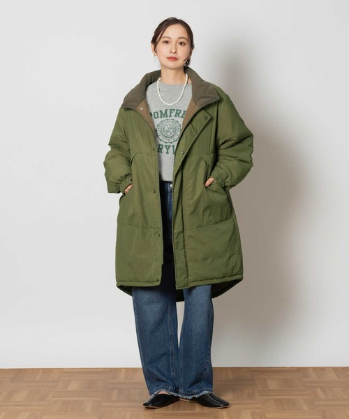「Right-on」 コート X-LARGE オリーブ レディース_画像4