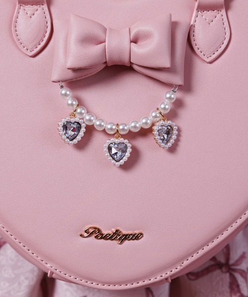 axes femme POETIQUE ショルダーバッグ バッグ チャーム使いハート