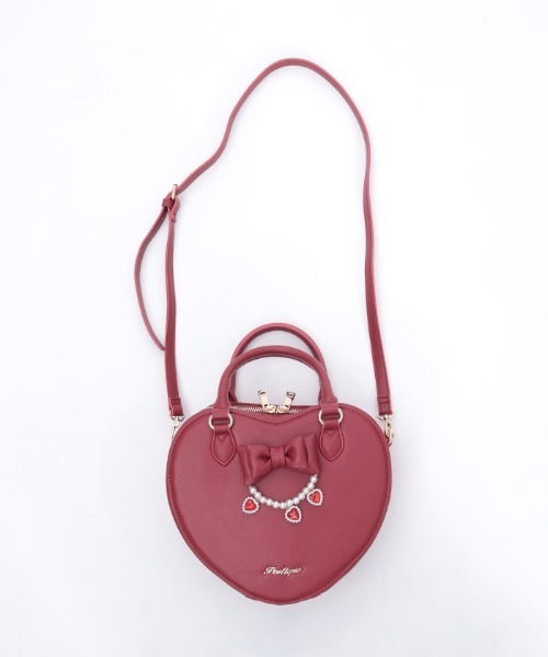 axes femme POETIQUE ショルダーバッグ バッグ チャーム使いハート