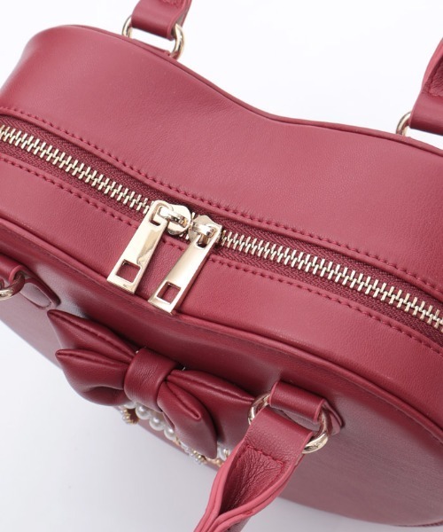 axes femme POETIQUE ショルダーバッグ バッグ チャーム使いハート 