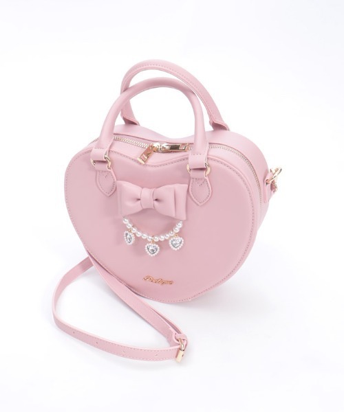 axes femme POETIQUE ショルダーバッグ バッグ チャーム使いハート