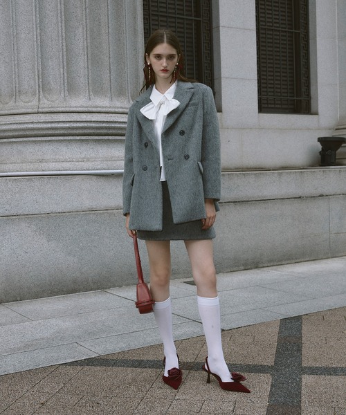 EIMY ISTOIRE（エイミーイストワール） テーラードジャケット F グレー