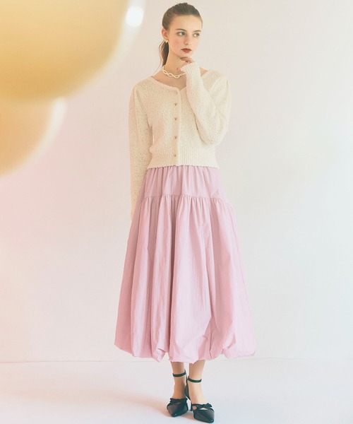 「NOELA」 フレアスカート S ブラック レディース_画像3