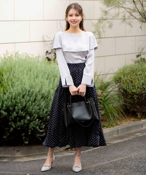 「NOELA」 フレアスカート S ブラック レディース_画像5