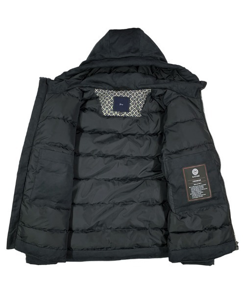 「g-stage」 ダウンジャケット 46 ネイビー メンズ_画像3