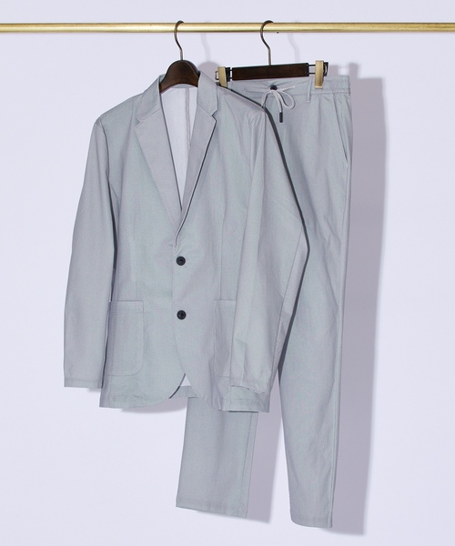 「ABAHOUSE GRAY」 セットアップ 44 ネイビー メンズ_画像2