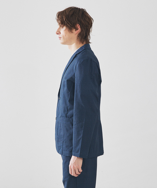 「ABAHOUSE GRAY」 セットアップ 44 ネイビー メンズ_画像3