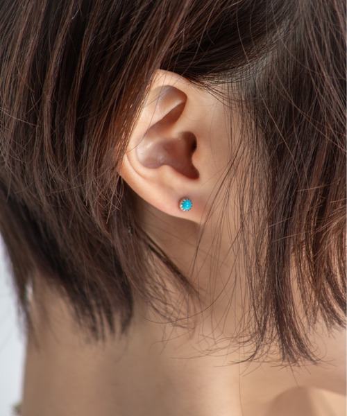 Harpo（アルポ） ピアス 「HARPO」ターコイズ シルバーピアス